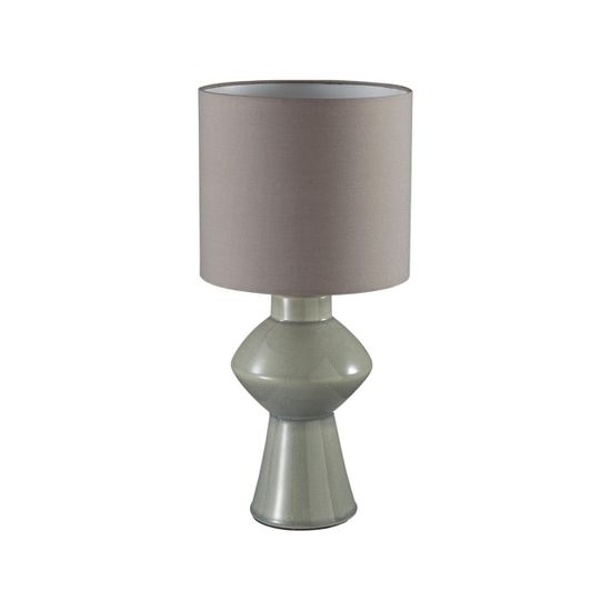 8129/1T MODERNI LN25 000 серый, керамика/текстиль Настольная лампа E27 1*60W 220V SEGI