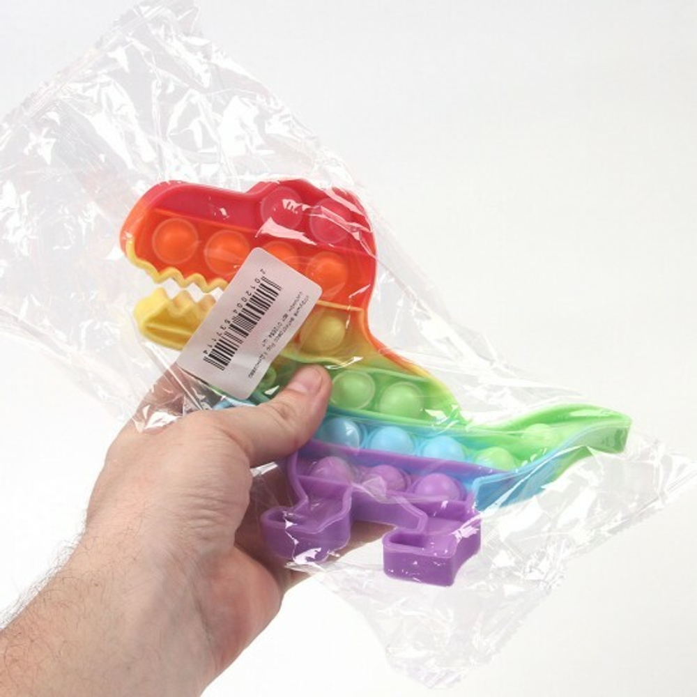 Игрушка антистресс Pop it Динозавр, силикон, 012664