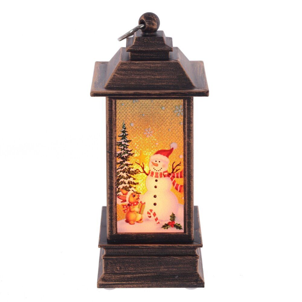 GAEM Изделие декоративное "Фонарь" (подсвет, LR44 х3шт) L5 W5 H12,5 см (блок 12), 3в.