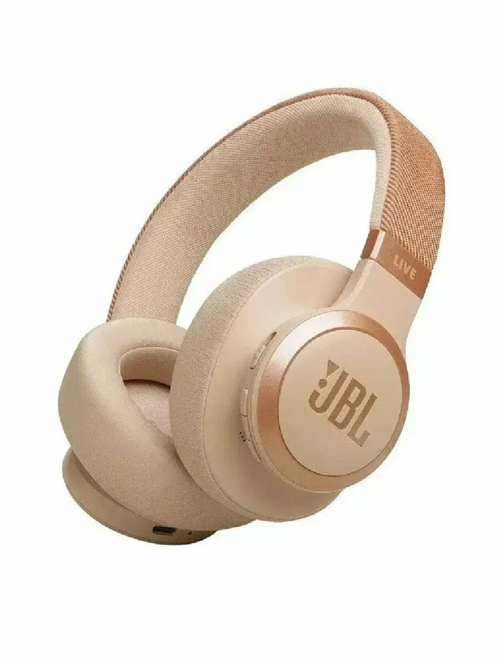 Беспроводные наушники JBL Live 770NC, Sand (Бежевый), ANC, полноразмерные