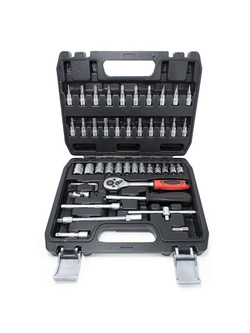 Набор инструмента 46пр. 1/4''(6-гран.)(4-14мм) FORCEKRAFT FK-2462-5