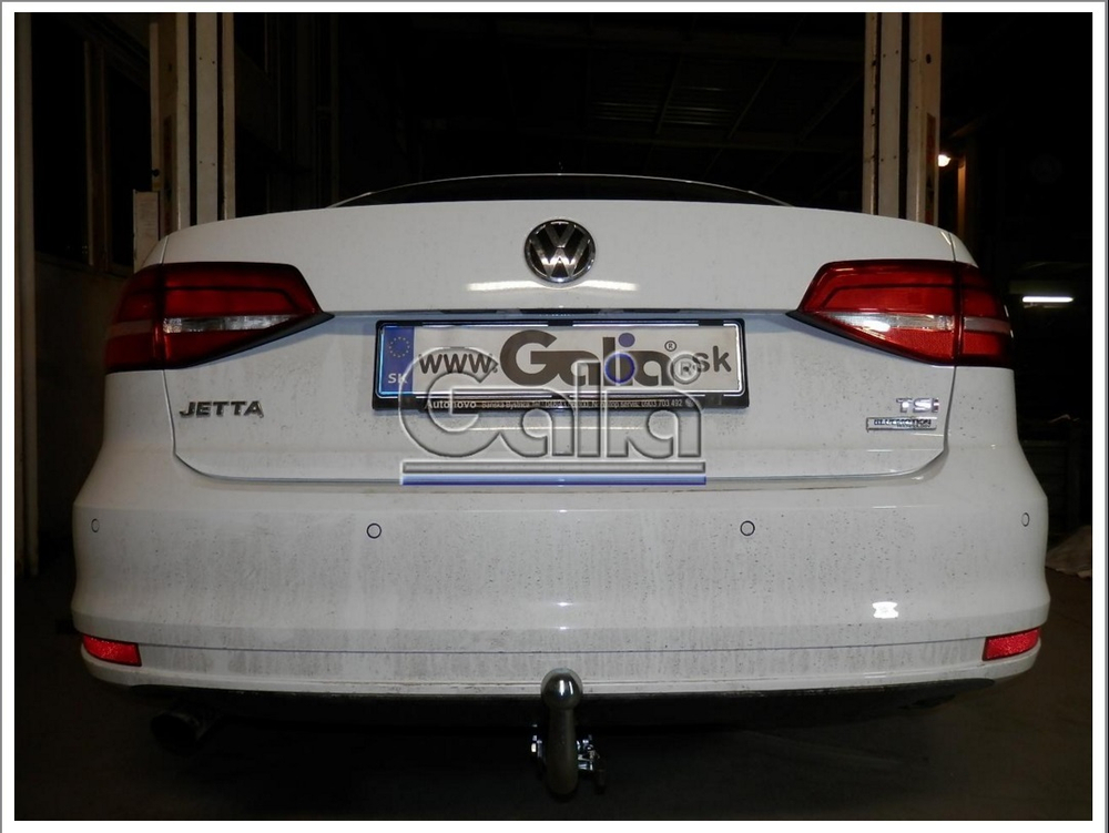 Оцинкованный фаркоп на Volkswagen Jetta 2010-2019 (без электрики), Galia V077C