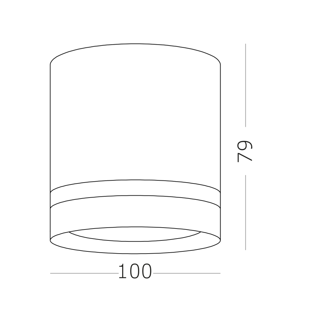 Светильник накладной LED 12W 3000K