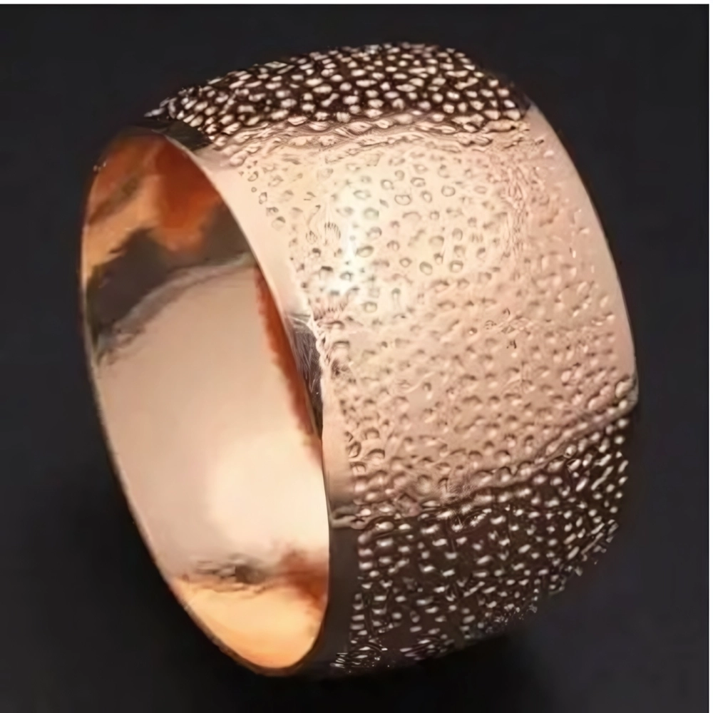 Набор колец для салфеток 6шт «Лайн» 4,5*2,8см, розовое золото