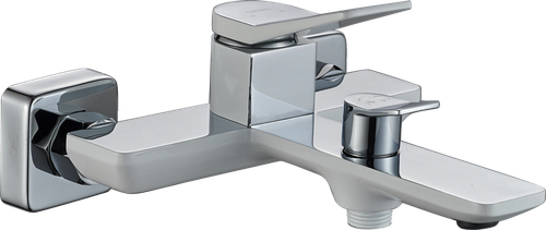 30099-F Смеситель для ванны (бел/хром) латун HansenPRO  (10/1шт)