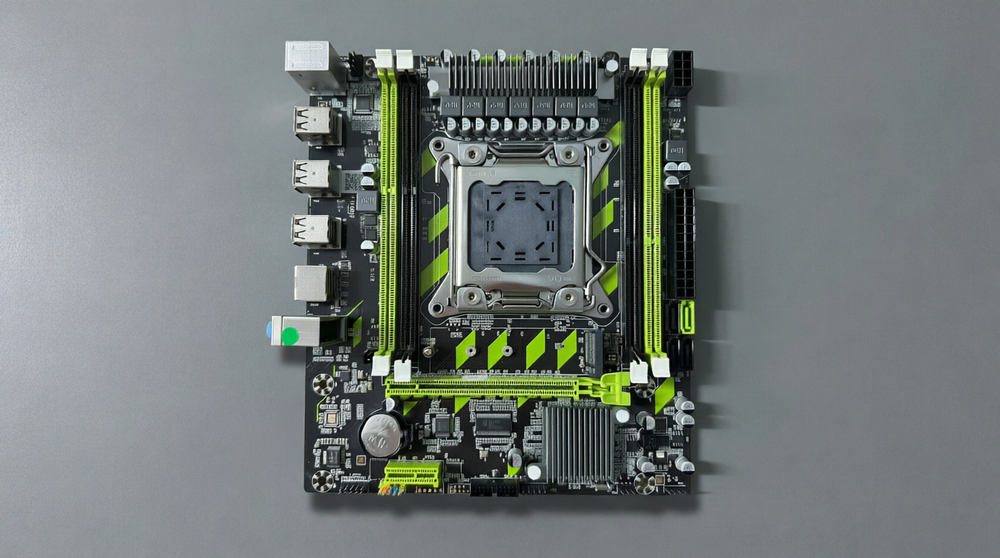 Материнская плата с процессором BaseTech X79M2 V4, Socket2011, Xeon E5-2650v2, mATX, Retail, Socket2011, 4xDDR3 (BT-X79M2-V4-2650V2)