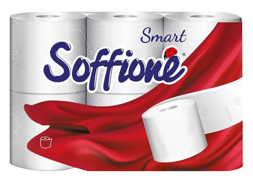 Бумага туалетная Soffione Смарт 5сл. 6шт/уп