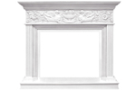 Каминокомплект Palace - Белый с серебром с очагом Vision 30 EF LED FX