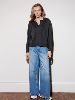 Джемпер-поло «Косы»