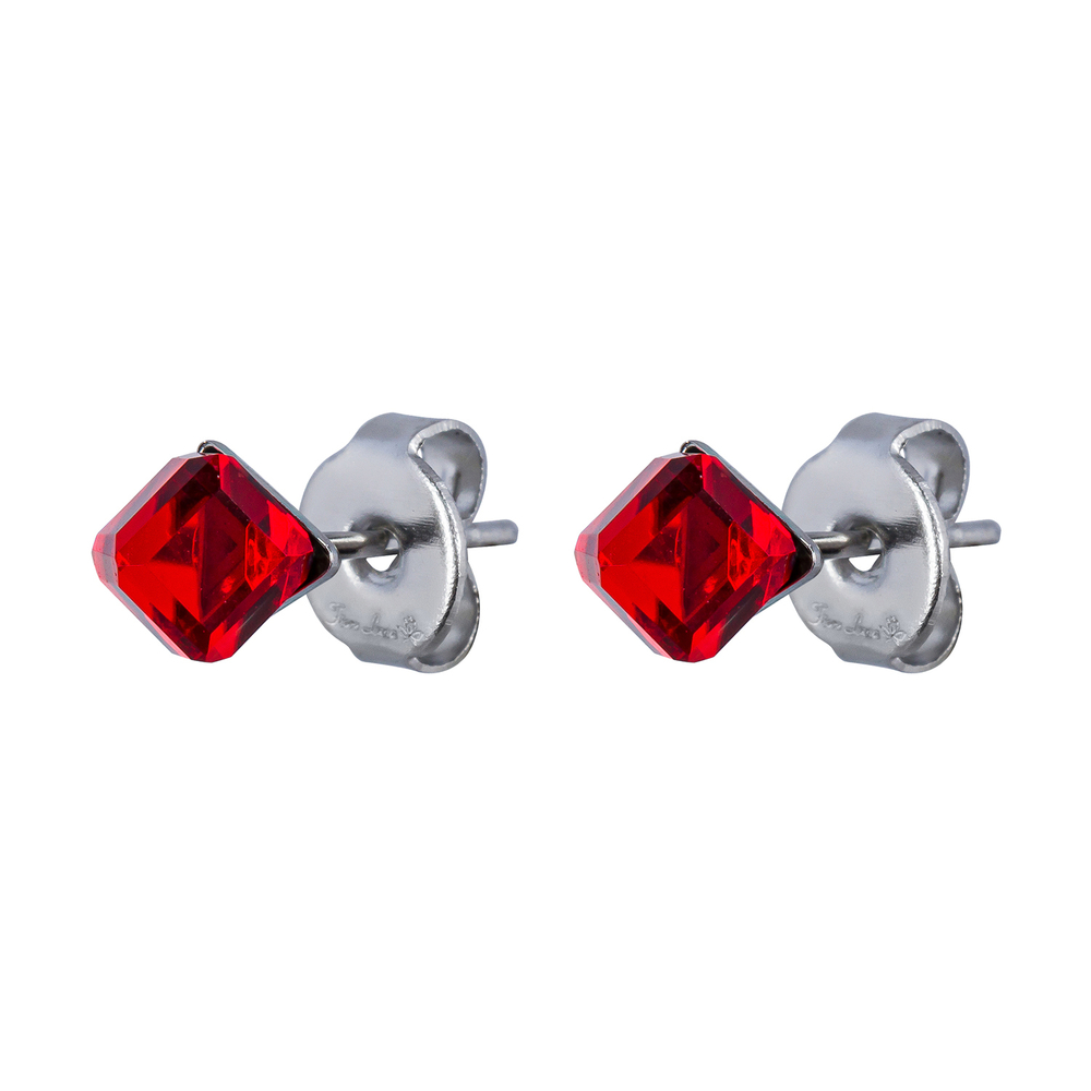 Серьги пусеты Fiore Luna Siam SWE2127/1 SI S