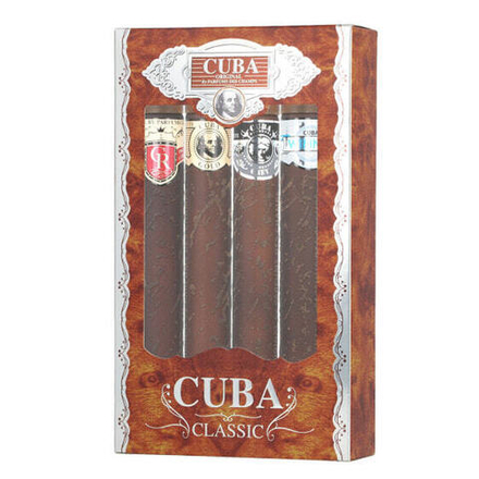 Парфюмированная косметика Мужской парфюмерный набор Cuba EDT Classic 4 Предметы