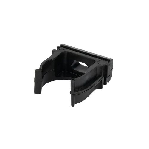 Крепеж-клипса для трубы 20 мм черная 100 шт