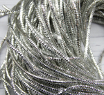 ТК002НН1 Трунцал (канитель), цвет: серебро, размер: 1,5 мм, 5 гр.