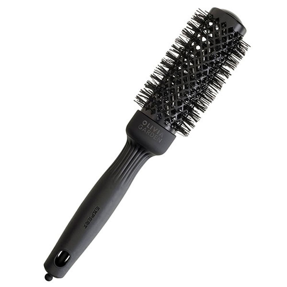 Olivia Garden Термобрашинг Expert Blowout Shine Wavy Bristles Black Label 35