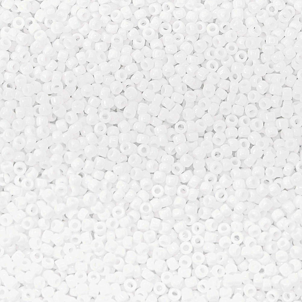 Японский бисер TOHO Round 15/0 (№41), непрозрачный глянцевый