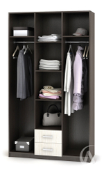 Шкаф Трио 3-х створчатый (венге/белфорт)