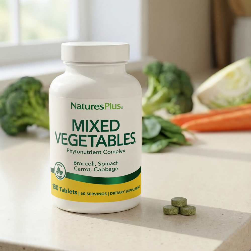 NaturesPlus, Mixed Vegetables, 180 таблеток