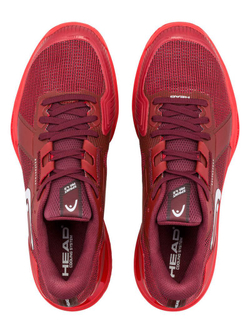 Мужские кроссовки теннисные Head Sprint Pro 4.0 - red/dark red