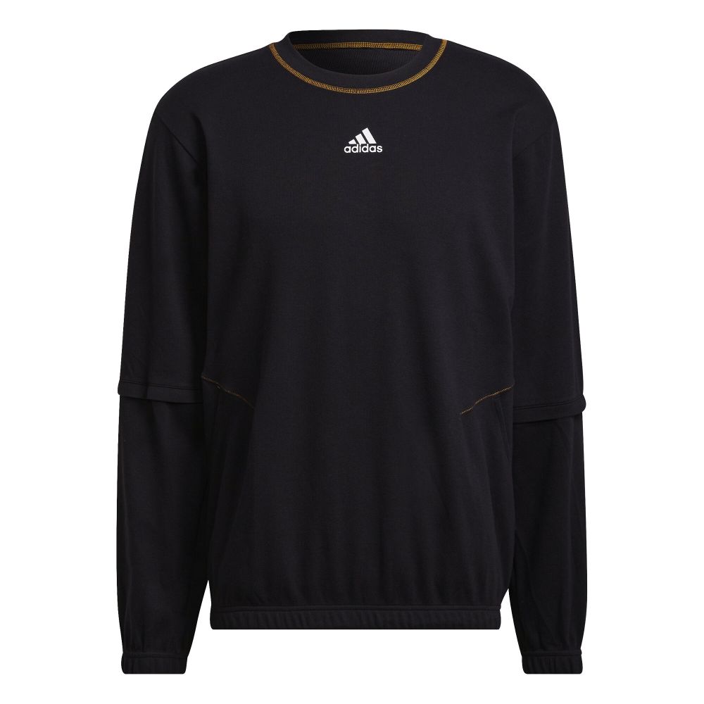Мужская кофта теннисная adidas Travel Leightweight Sweatshirt Men - Black