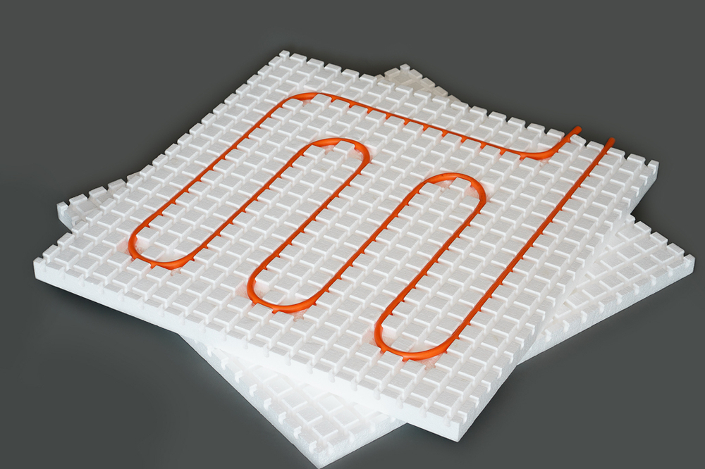 Теплоизолирующие маты для водяного теплого пола 50 мм