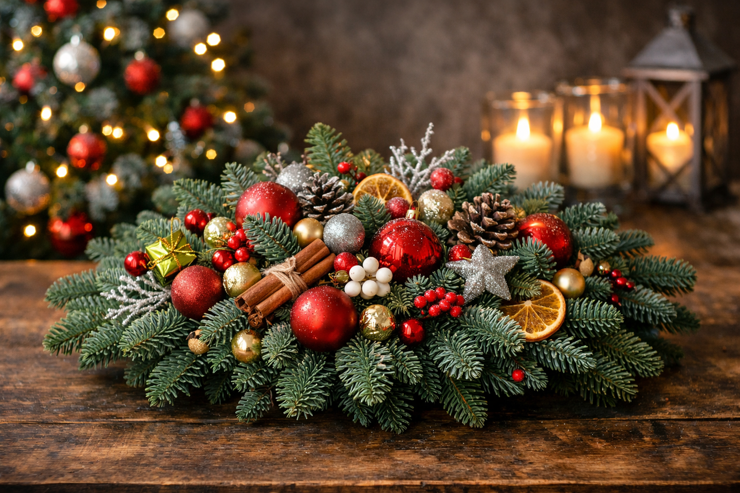 Новогодние композиции в Москве: где купить и как ухаживать
