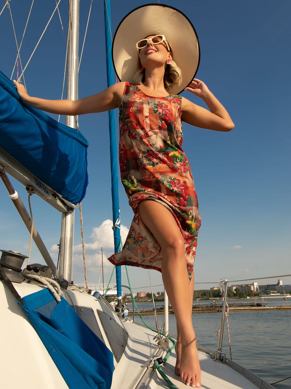 Сарафан Весенний шарм (красный) П15989-10М LT Collection