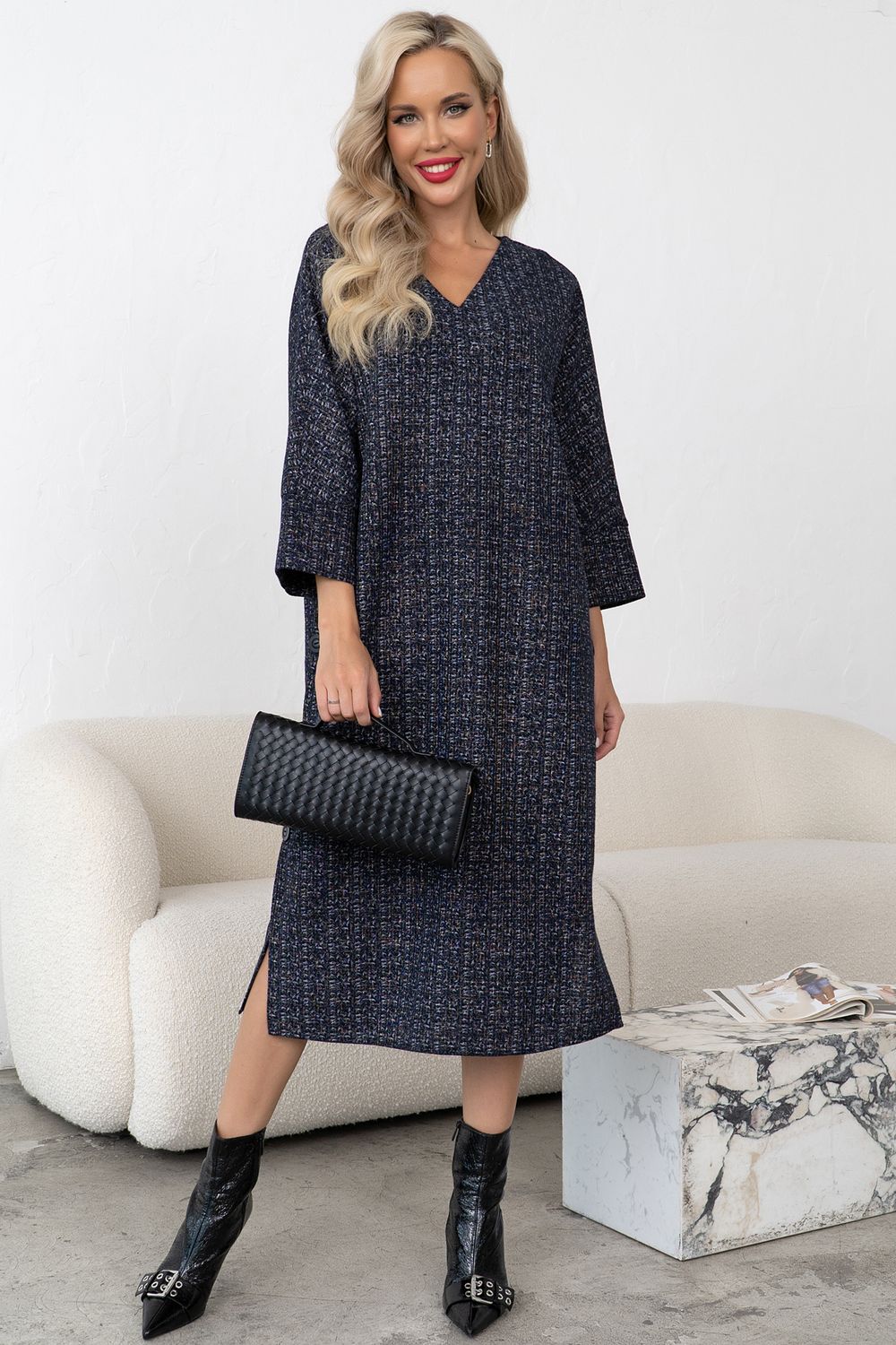 Платье Шарм (синий) Р11-1251/3 Nikol(Акция)