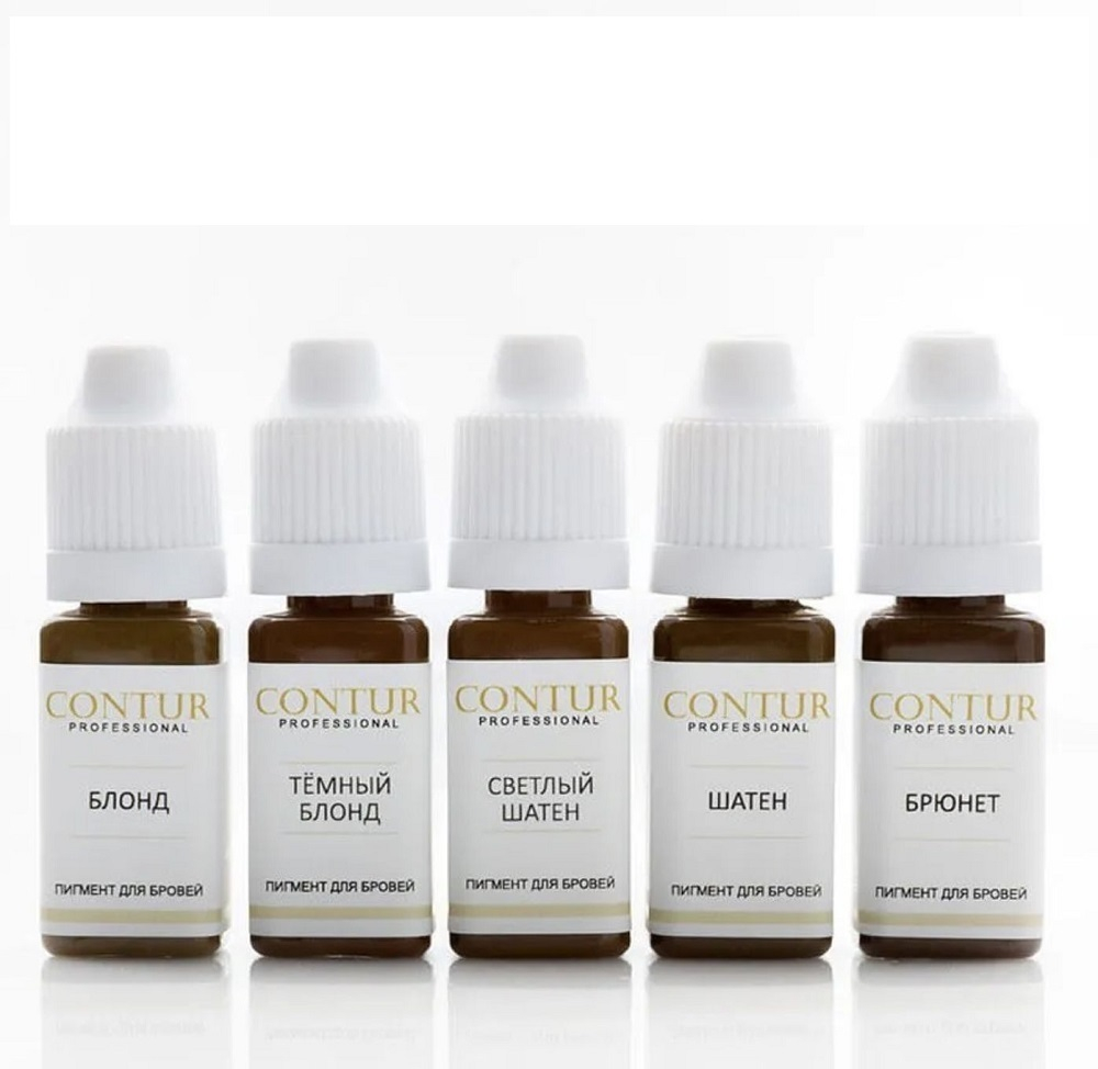Мини сет Contur Professional для бровей, 5мл.