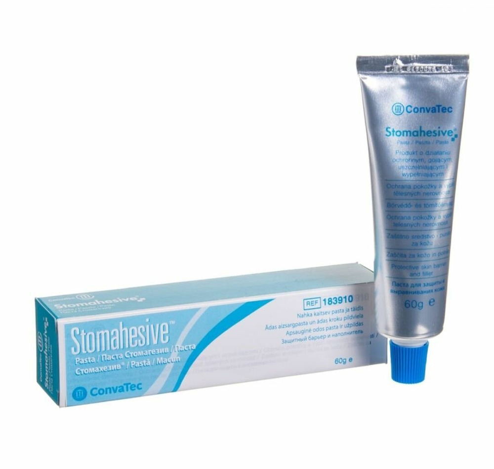 1 шт. Паста Герметик 183910 Стомагезив ConvaTec для защиты и выравнивания кожи вокруг стомы, туба 60 г.