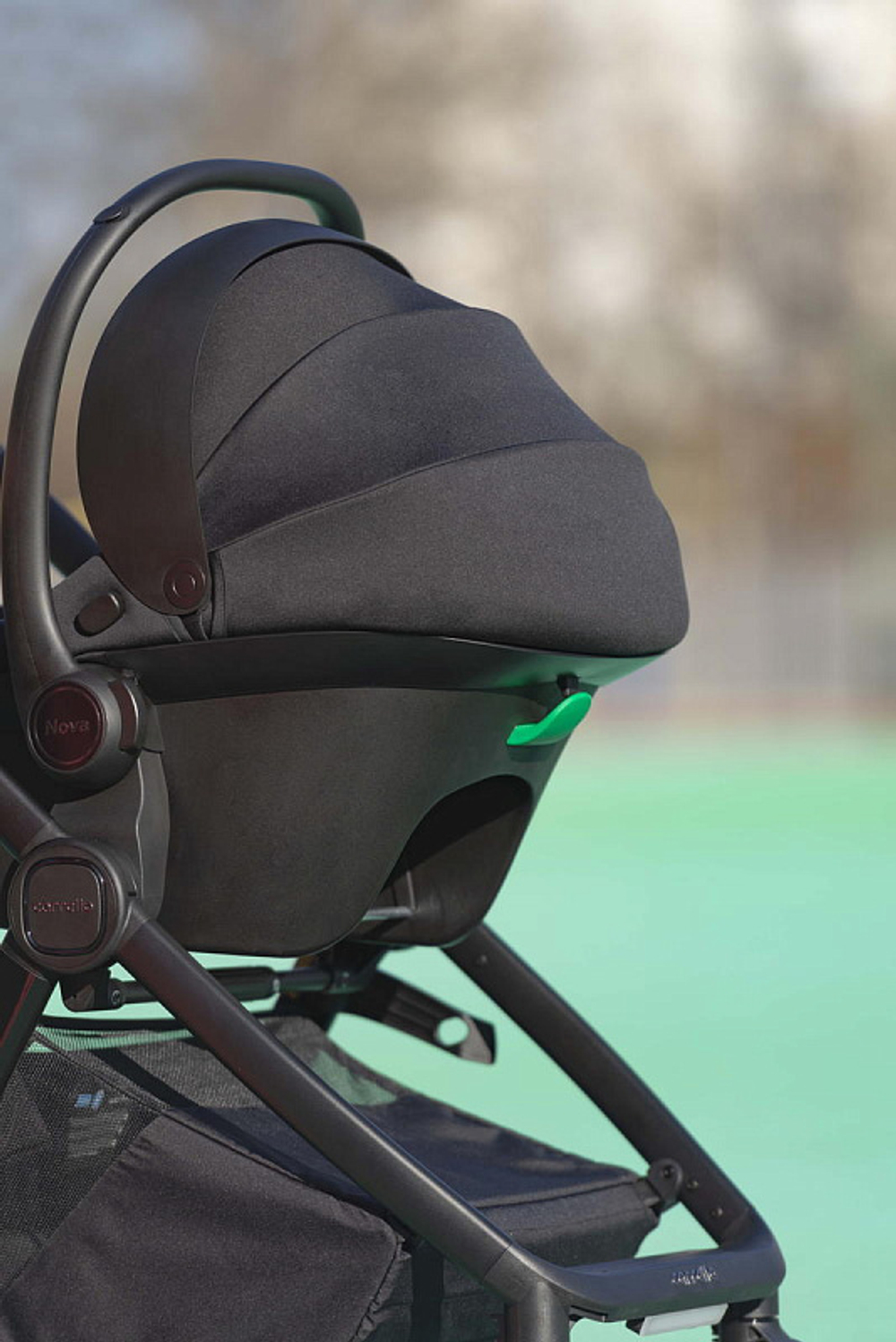 Коляска Carrello Vector 2025 CRL-6551 Nova DK791 Grey Line 3 в 1 Shadow Black