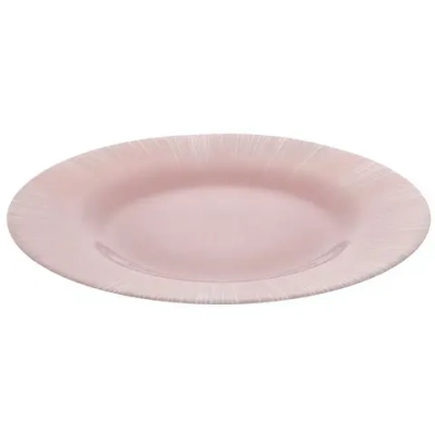 Тарелка обеденная 26см «Фокус» розовая (рис.29083)