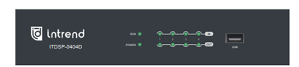 Аудиопроцессор INTREND ITDSP-0404Dv2