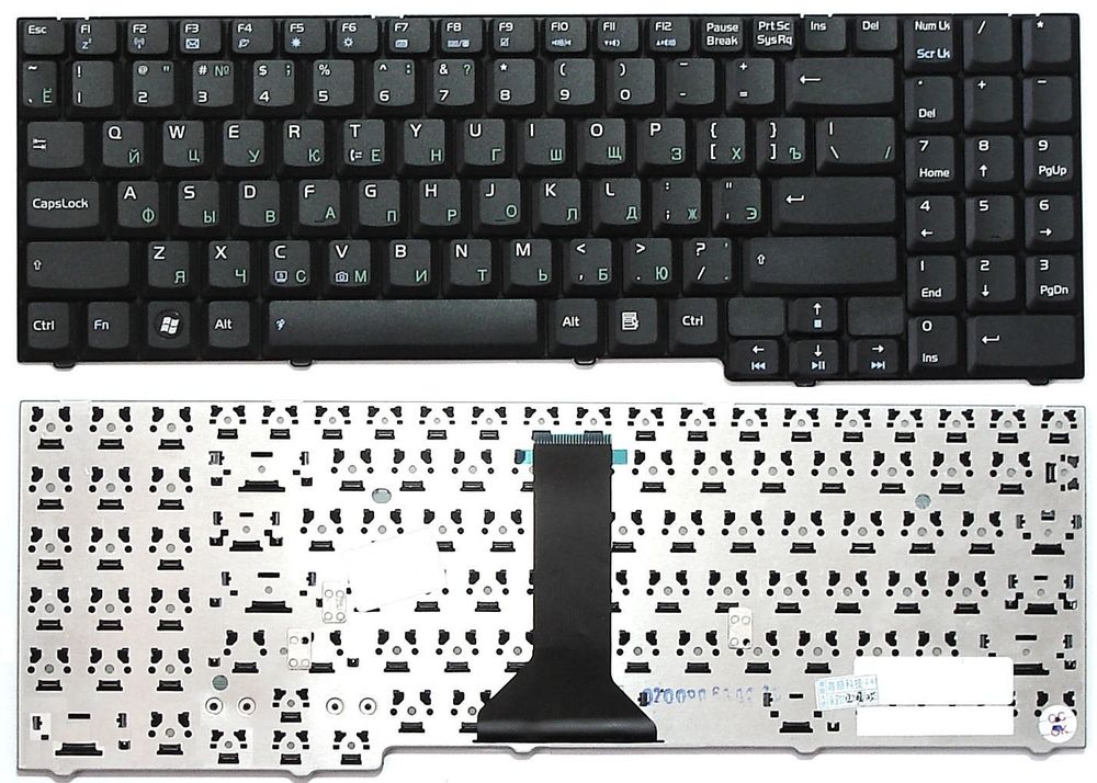 Клавиатура для ноутбука Asus F7Kr, F7L, F7Se, F7Sr, F7Z, M51Se, M51S, X56, черная