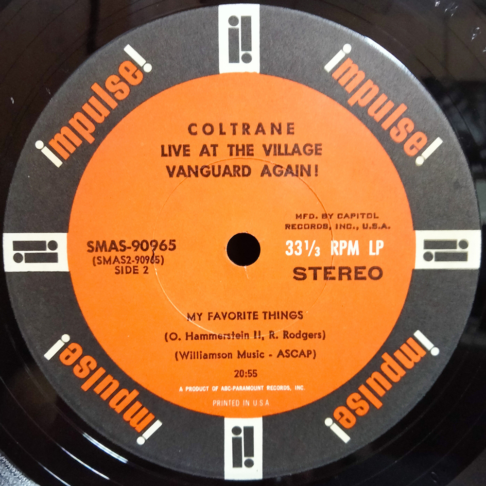 John Coltrane / Live At The Village Vanguard Again! (LP)