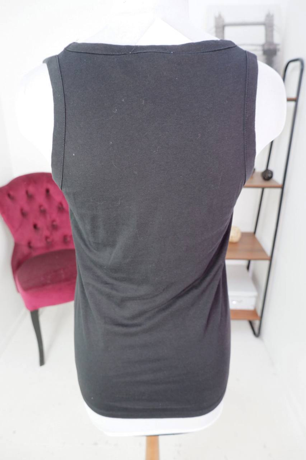 Топ Mango базовый, маркировка М, визуально на 46 размер