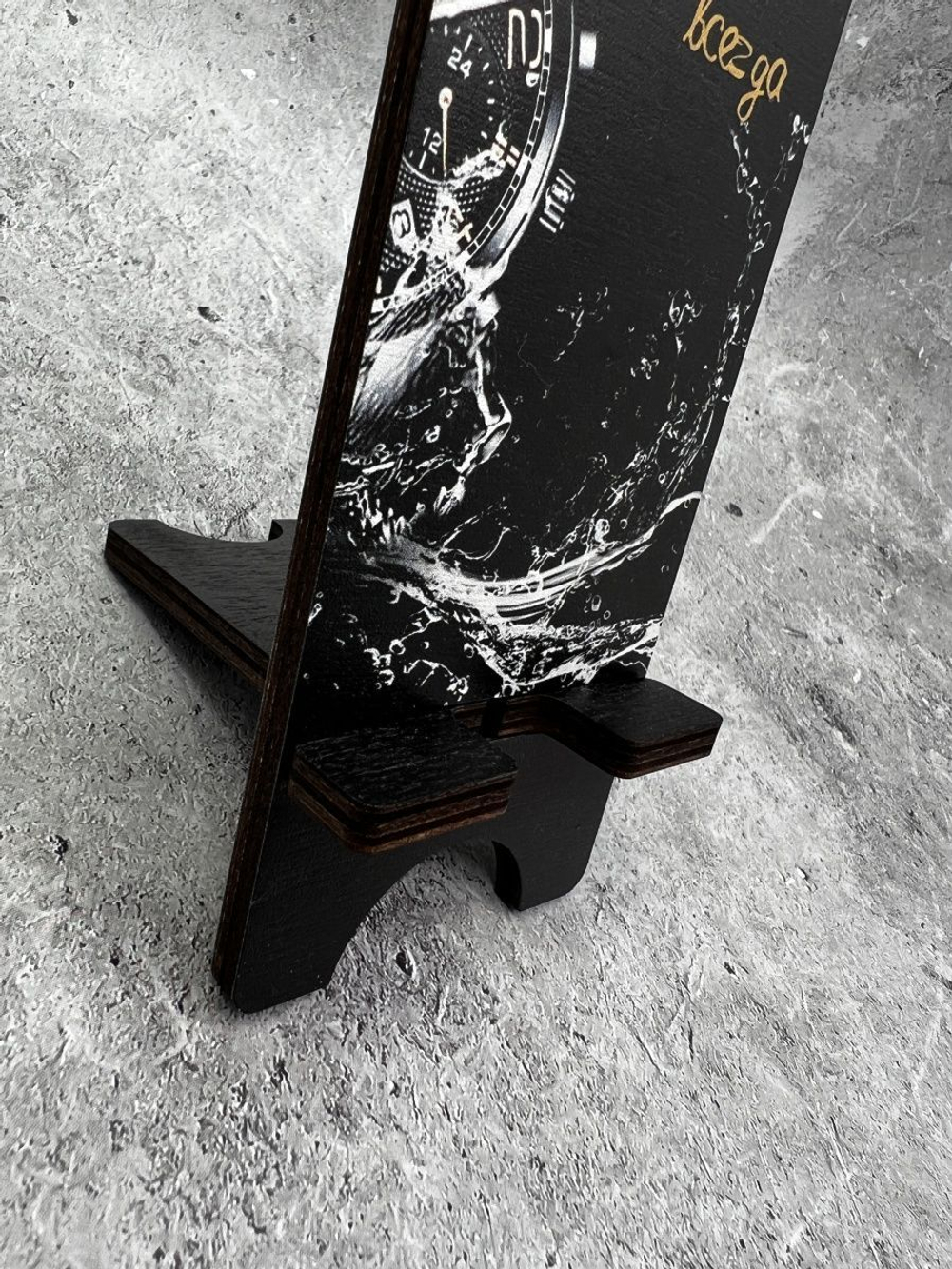 Подставка для телефона деревянная