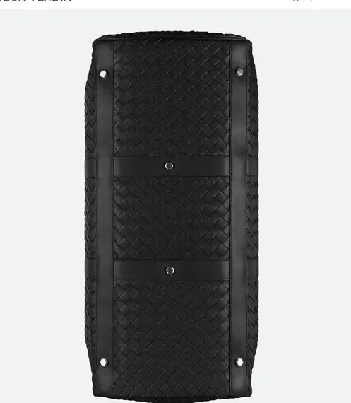 Дорожная сумка Bottega Veneta Intrecciato Duffle черный