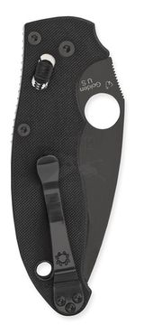 Складной нож Spyderco Manix2 C101GPBBK2 c клинком из стали CPM-S30V, рукоять G10