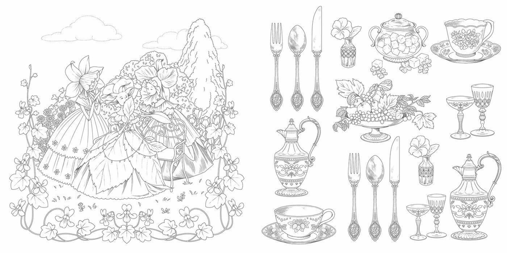 Hachette  раскраска по номерам  Voyage au pays des rêves - Livre de coloriage