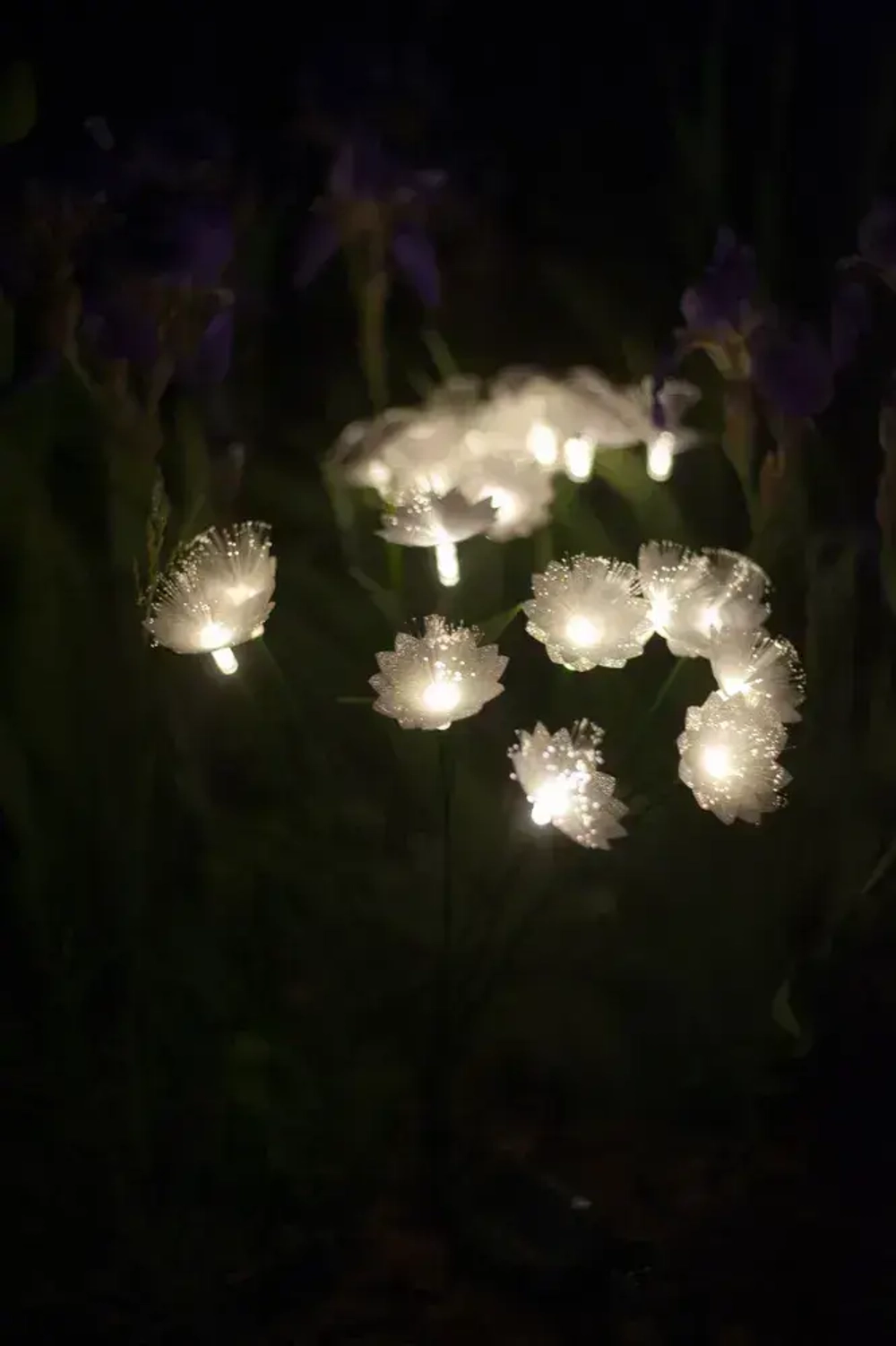 Светильник на солнечной батарее уличный беспроводной / Сакура 2 шт