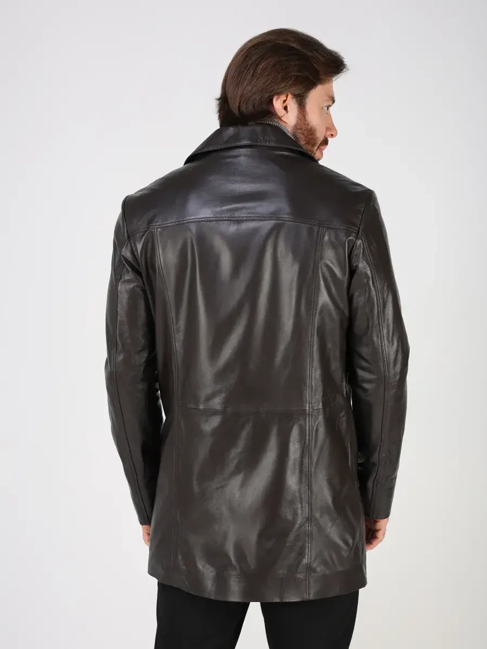 Кожаная куртка демисезонная блейзер пиджак