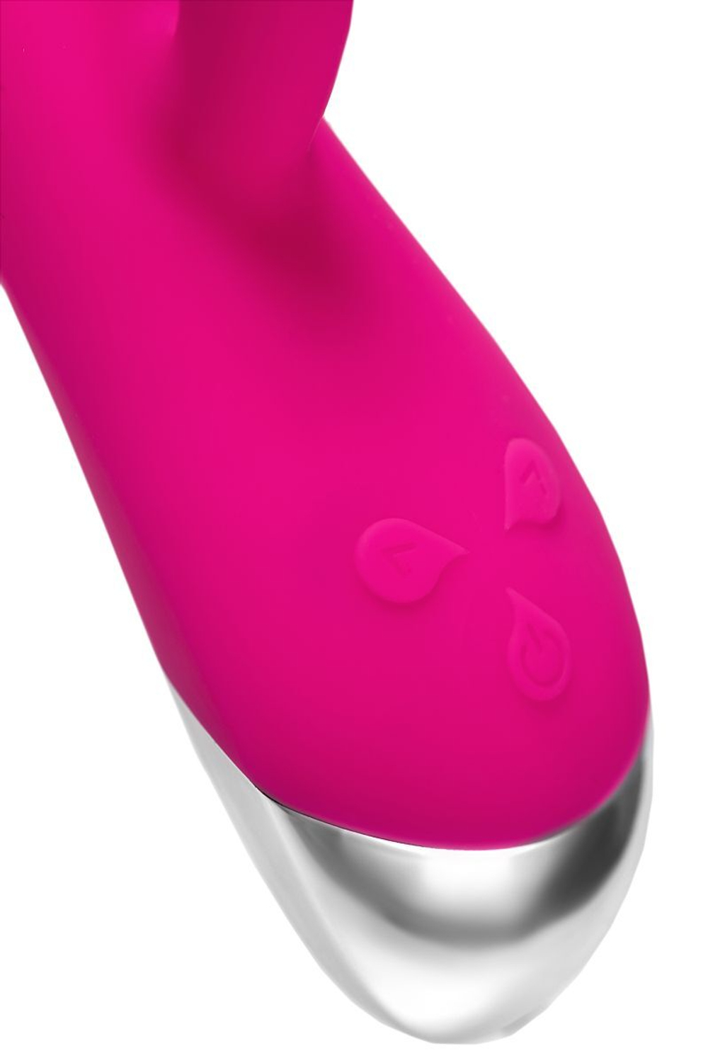 Розовый вибратор-кролик «Дрючка-Удовольствие» - 22 см.