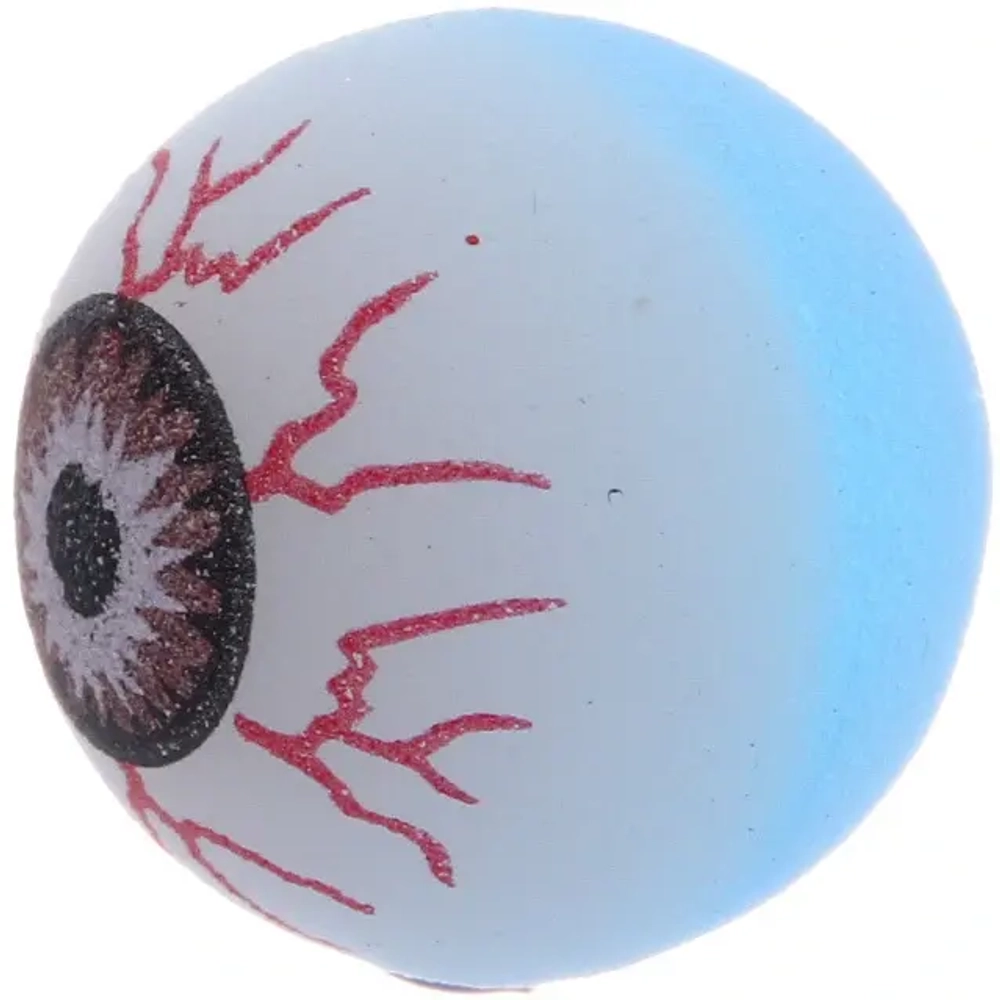 Мяч 27 мм «Глаз» каучуковый, микс СТИКЕР НА ВЛОЖЕНИЕ