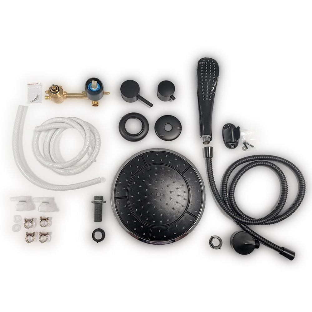 Душевая Кабина Грэй-Блэк 90*90 А