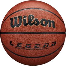 Мяч баск. WILSON Legend Comp, WTB0917XB, р.7, синт.кожа (композит), бутил. камера, коричневый
