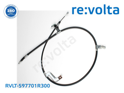 Трос ручника, стояночного тормоза правый Hyundai Accent, Solaris / Kia Rio / RVLT-597701R300