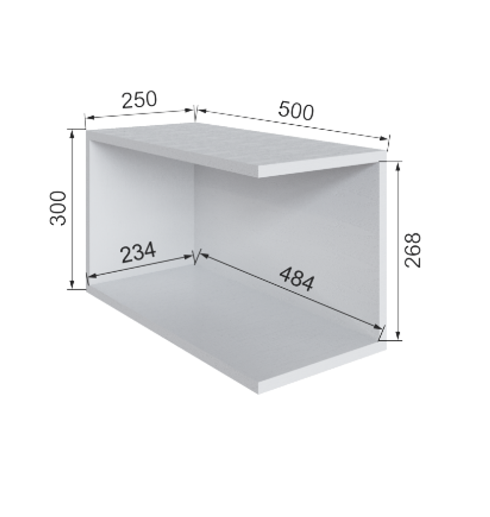 Антресоль Бруклин 25АУЗ300