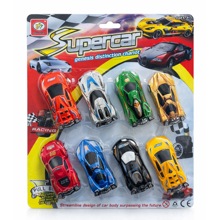 Набор машинок Supercar 8 шт