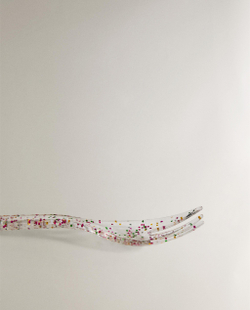 Zara Home вилка из пластика, цвет прозрачный, 15.2 см