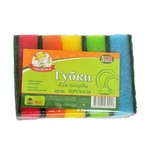 Губка д/посуды Умничка 5 шт. MIDI